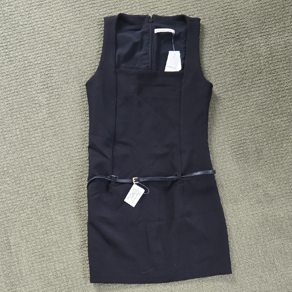 Abercrombie & Fitch Black Sheath Mini Dress
